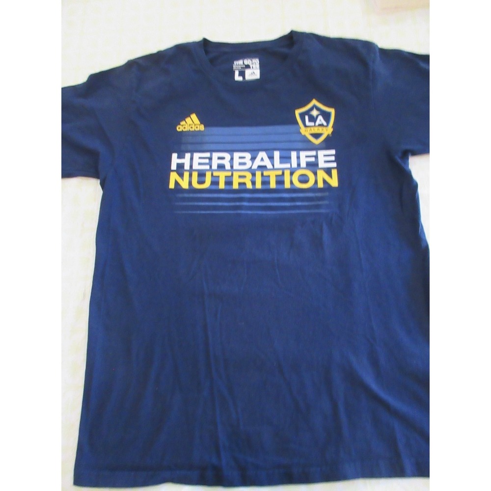 Adidas LA Galaxy Cotton T Shirt 37 Van Damme Size Large